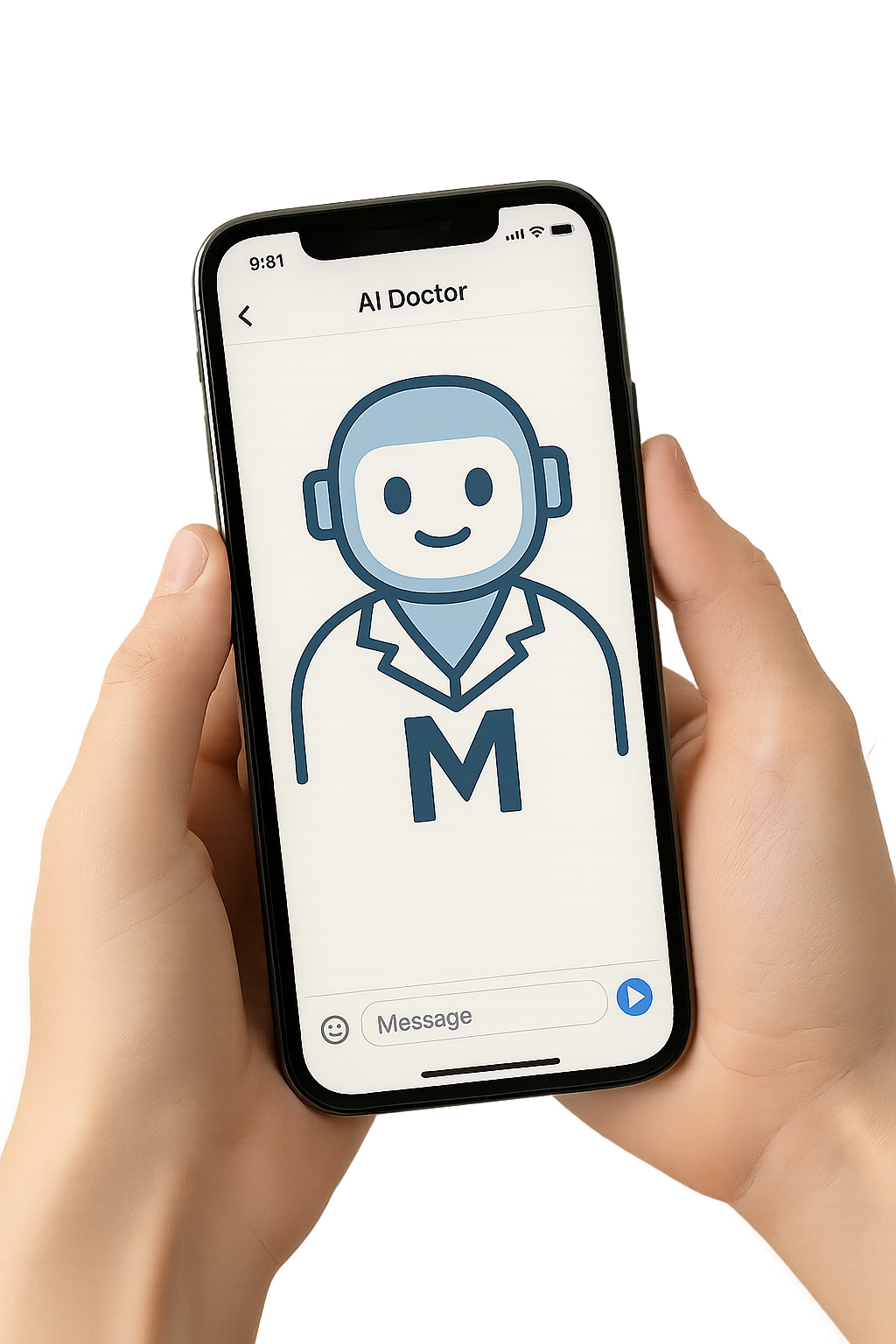 [interface] screenshot of an ai-driven healthcare application